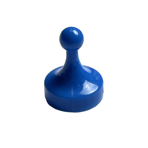 Vintage Clue Replacement  Blue Game Token Parts Pieces u CT PK B - Picture 1 of 2